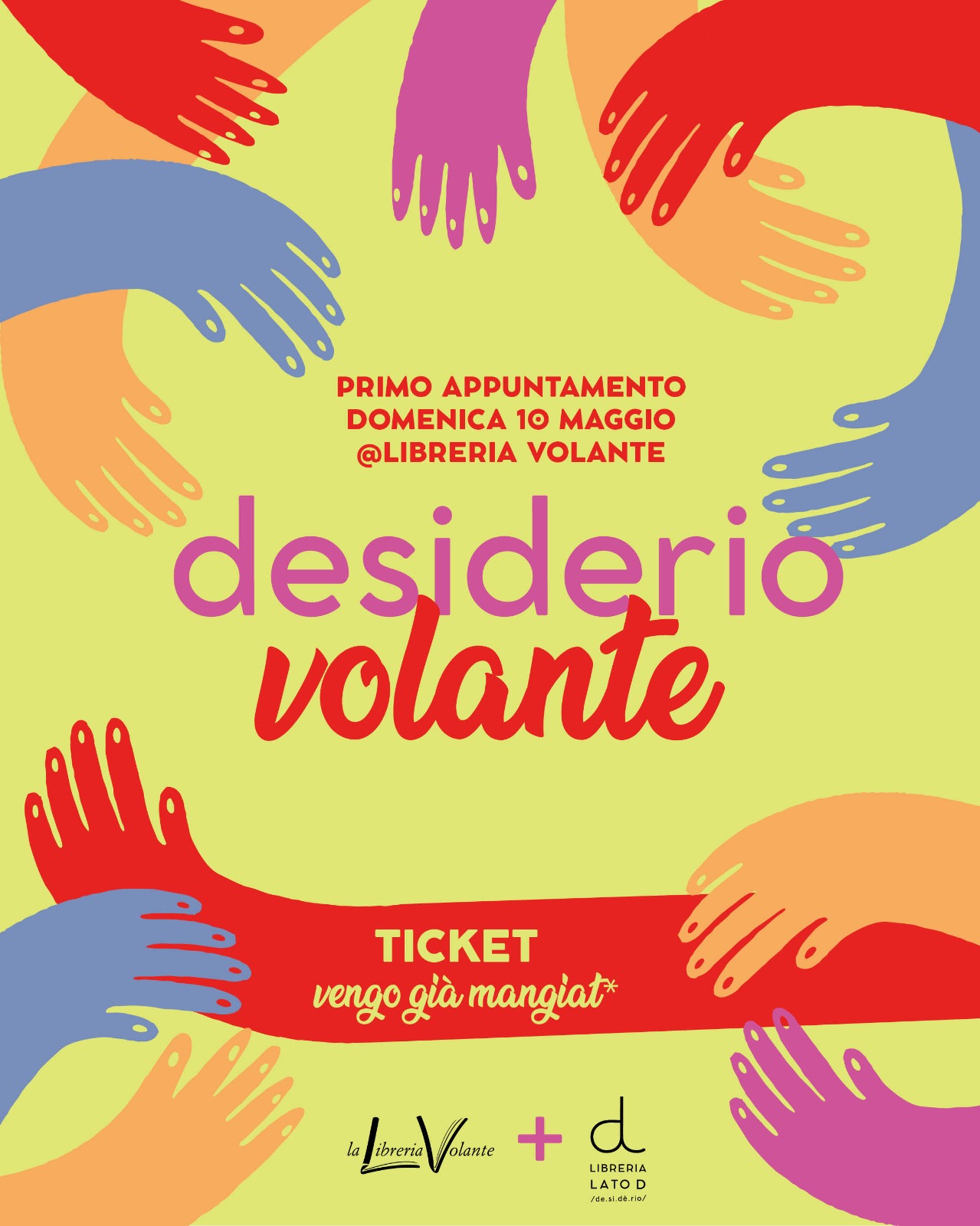 NO PRANZO BIGLIETTO DESIDERIO VOLANTE - SENZA PRANZO - immagine 1