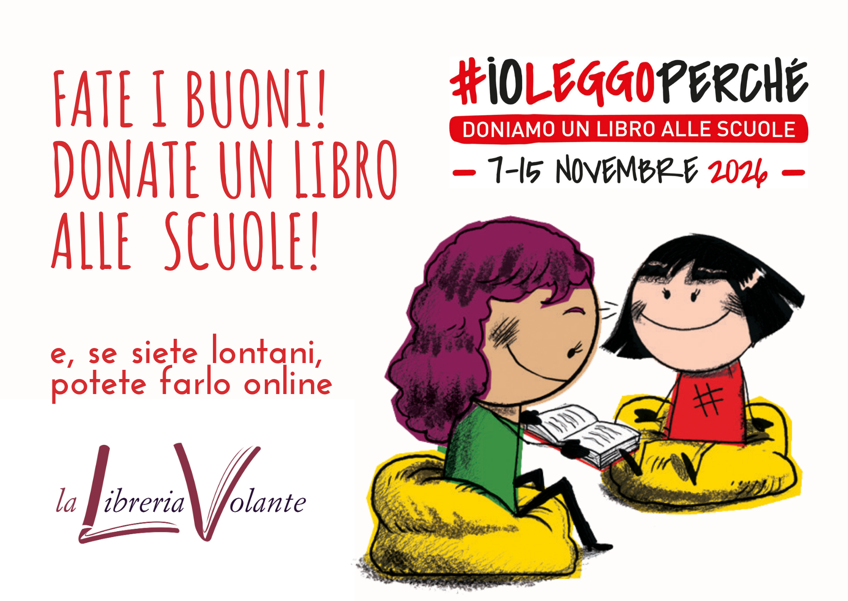 CARTOLINA FRONTERETRO IOLEGGO 2026 CON QR DONO UN LIBRO DAL VALORE DI 3€ - immagine 1